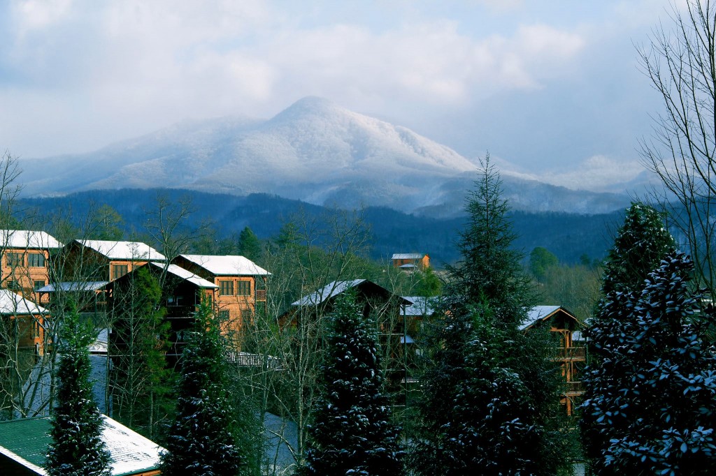 That view again. Smoky Mountains after fresh snowfall.