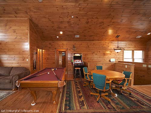 Gatlinburg Cabin Game Room