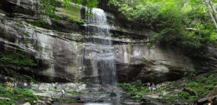 Rainbow Falls in Great Smoky Mountains National Park