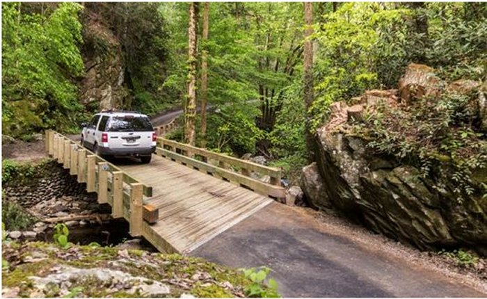 Driving in Great Smoky Mountains National Park