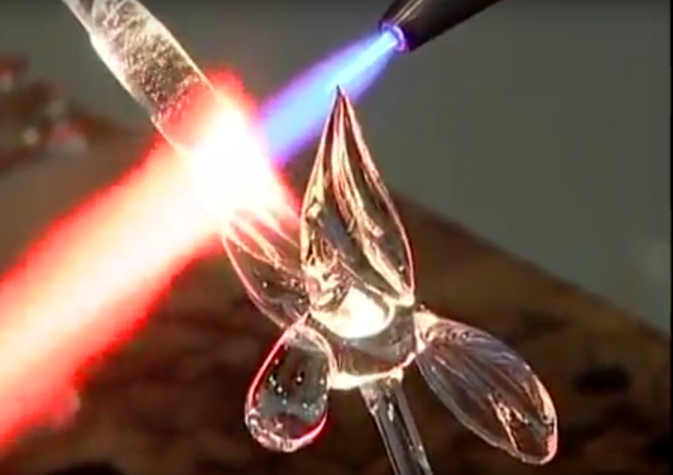 Glass blowing at Great Smoky Arts & Crafts Community Trail