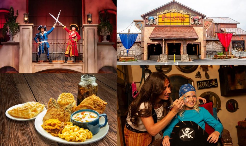 pirates voyage and dinner show pigeon forge