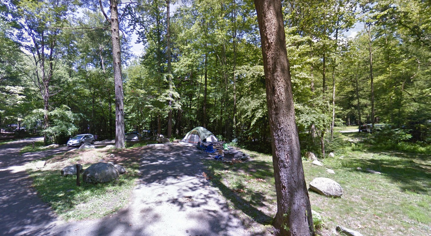 Elkmont Campground Area - the Hub of Many Scenic Attractions